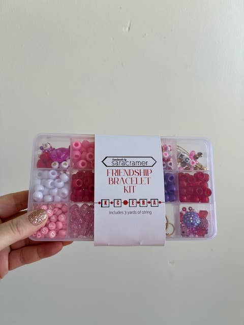 Pink & Red DIY Friendship Bracelet Making Kit (Copy) for wholesale by Sara Cramer Jewelry