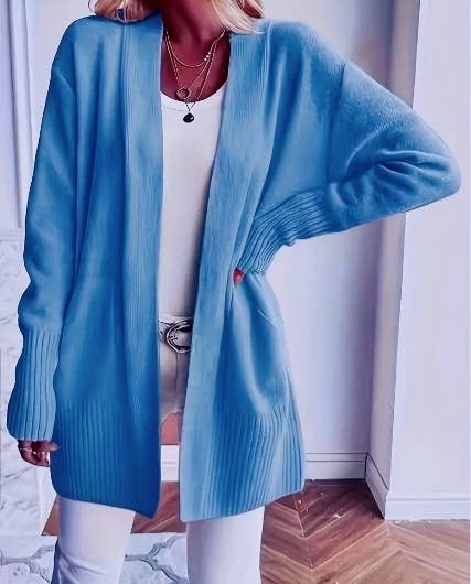 HIDDENBRAND - Wholesale Cardigan - Women's - Casual soft solid knit cardigan 7colors4