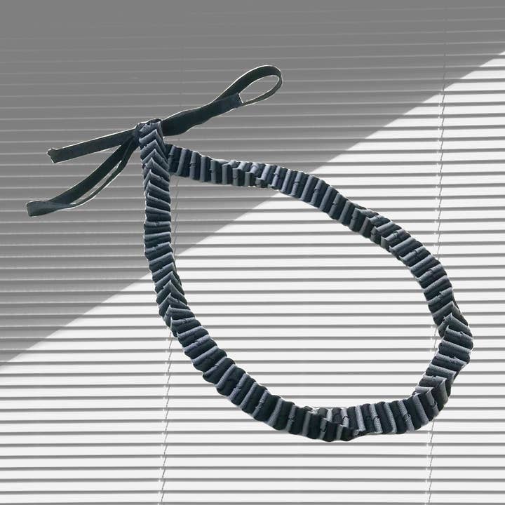 Guirnalda Grograin katoenen geweven halsketting voor wholesale door Ans Designs