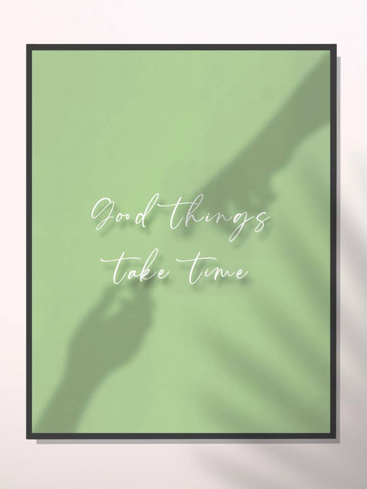 GOOD THINGS TAKE TIME for wholesale by anne miegielsen