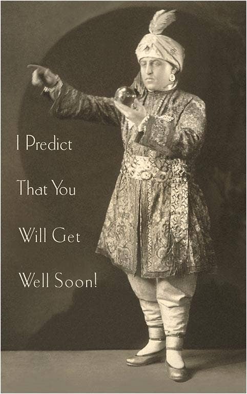 Found Image Press - Vendita all'ingrosso Stampa artistica - Stampa d'Arte IO-89 Prevedo che Guarirai Presto, Magia0