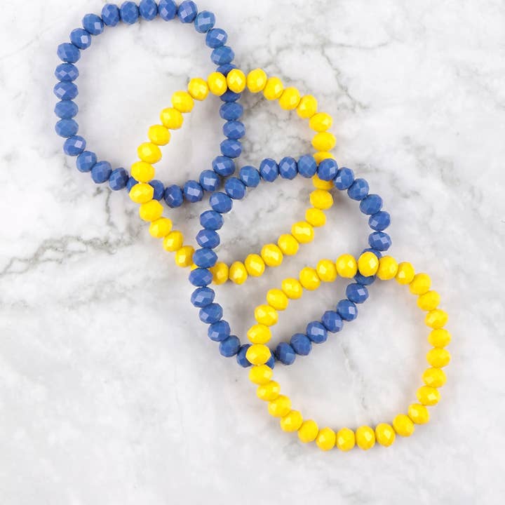 Love and Repeat - Vente Bracelet de perles - BRACELET EXTENSIBLE QUATRE LIGNES DE PERLES DE CRISTAL23