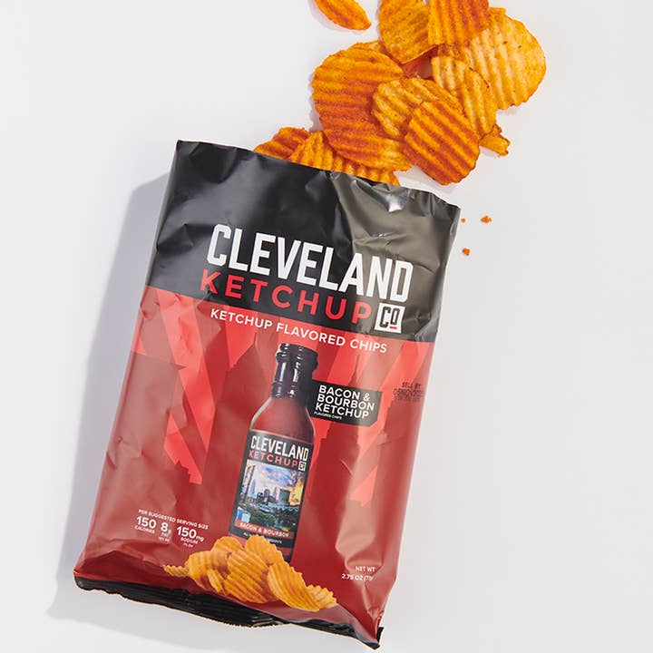 Cleveland Ketchup Co. – wholesale Chips – Bacon & Bourbon Ketchup Chips3