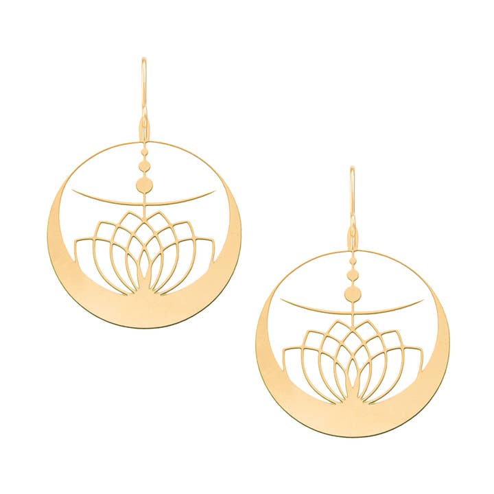 Lotus øreringe for engroshandel hos Rael Cohen