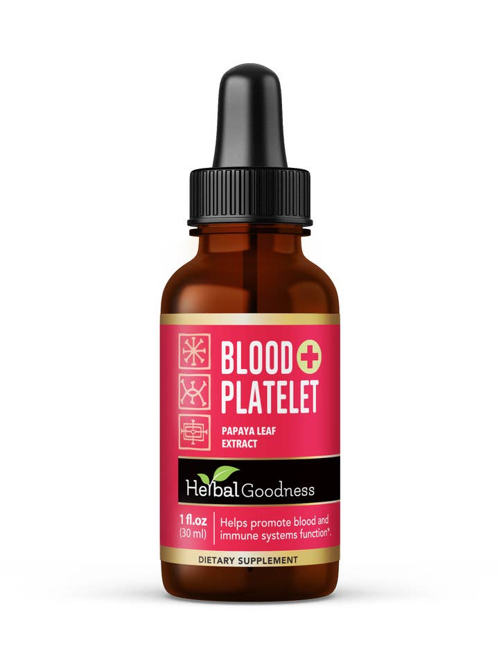 Blood Platelet Plus - Liquid Tincture- 1oz for wholesale by Herbal Goodness