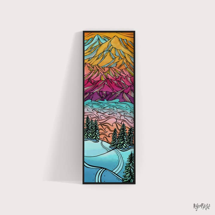 Cotton Candy Turns Art Print for wholesale by Kylee Firlit Creative