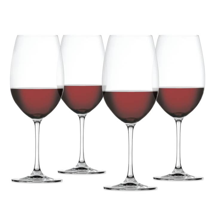 Salute High Stemmed Crystal Bordeaux Glasses Set of 4 for wholesale by Spiegelau