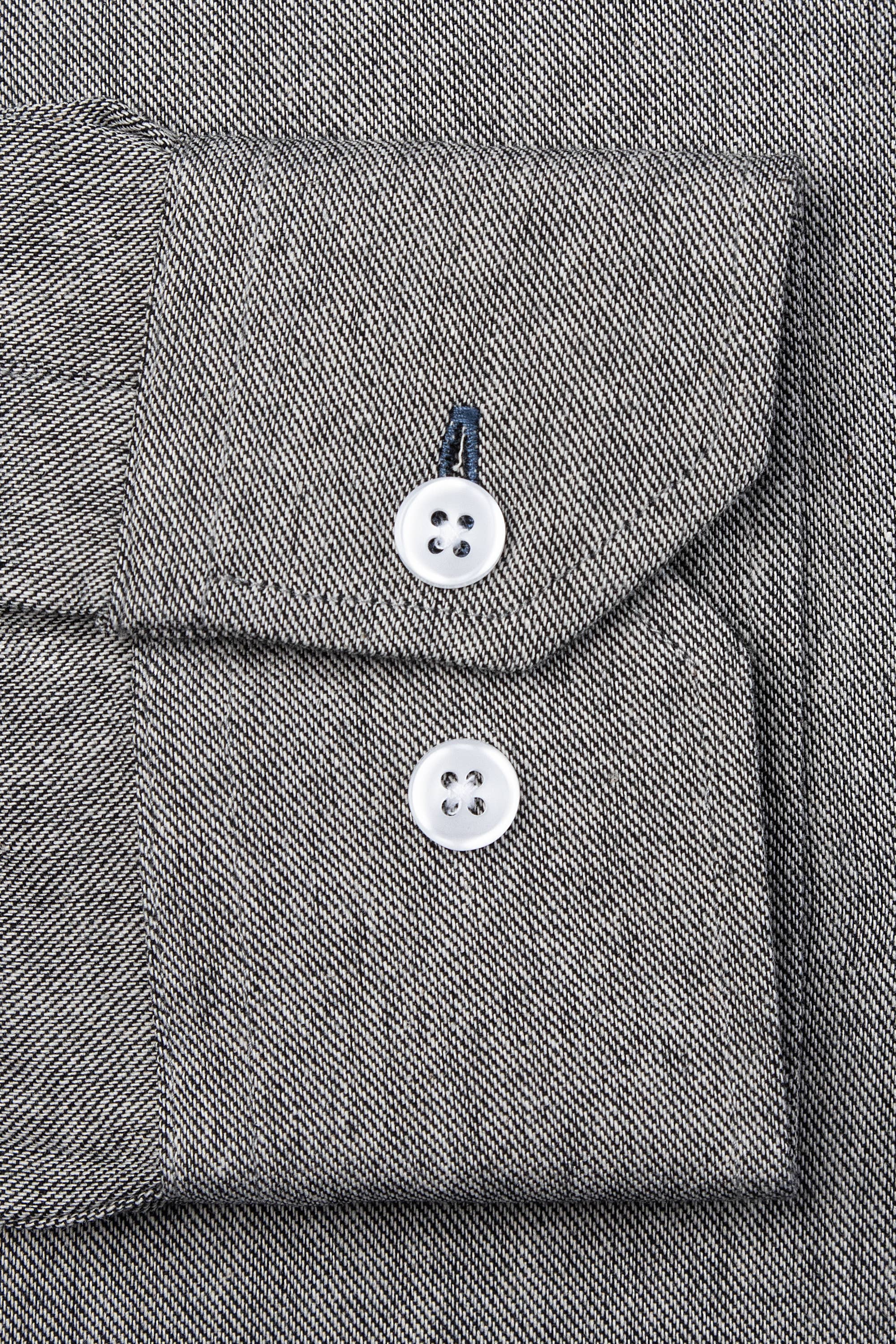 Alynn - Wholesale Button Down Shirt - Men's - Caden Casual Untuckable Casual Fit Dress Shirt Black - Alynn2