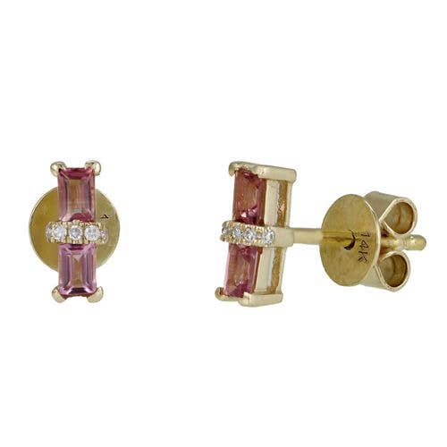 Pink Sapphire Ear Studs for wholesale by Jewels of Mewar