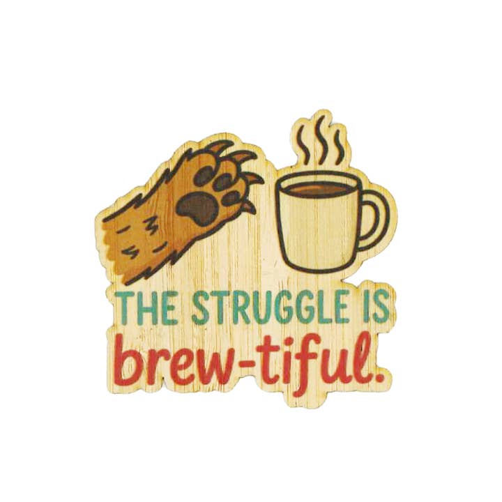 De Strijd is Brouw-tiful voor wholesale door Bamboo Wood Stickers