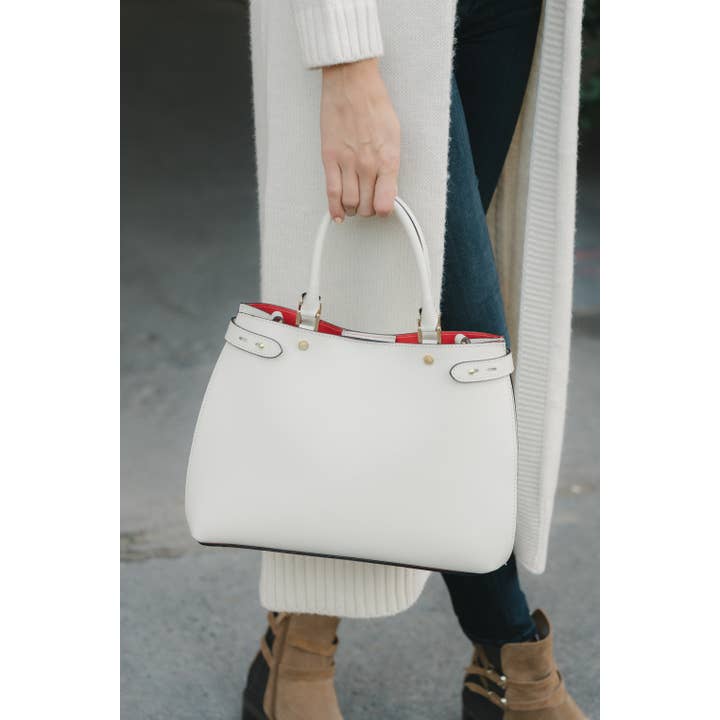 JULIA PARIS – Großhandel Schultertasche – Damen – Ledertasche mit Schulterriemen