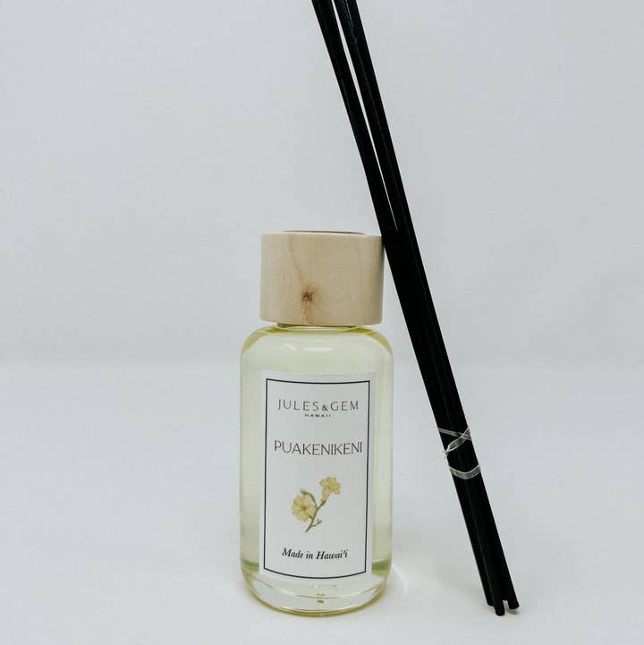 Jules and Gem Hawaii - Wholesale Reed Diffuser - Puakenikeni Reed Diffuser