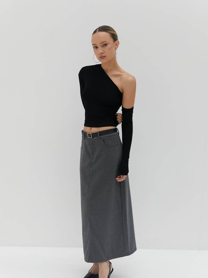 Sasha Top - Schwarz für den Großhandel von Style Addict