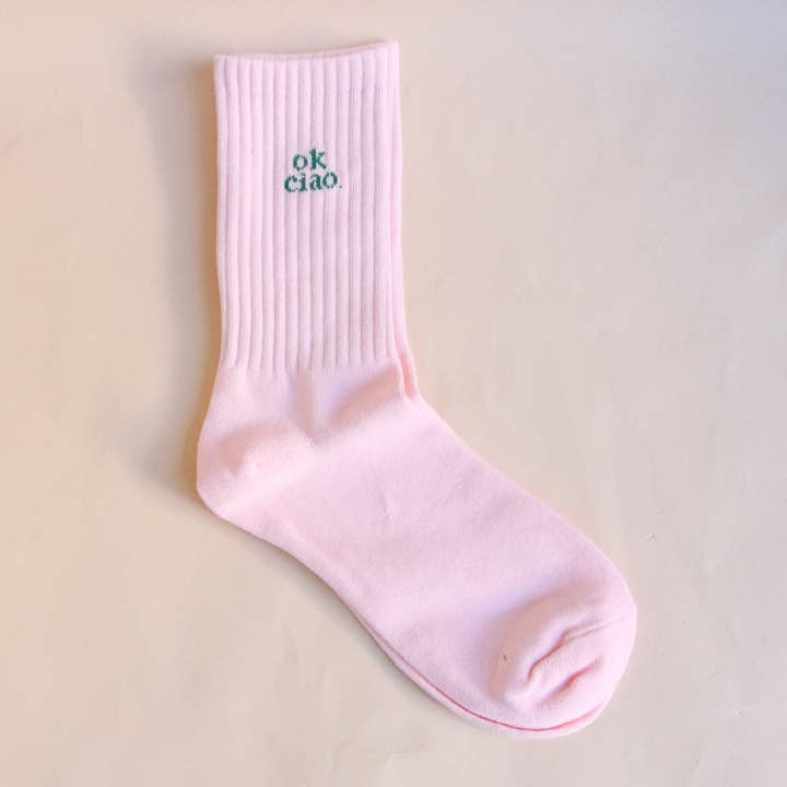 Calcetines "Ok Ciao Rosa" para venta al por mayor de Bazaar Noir UG