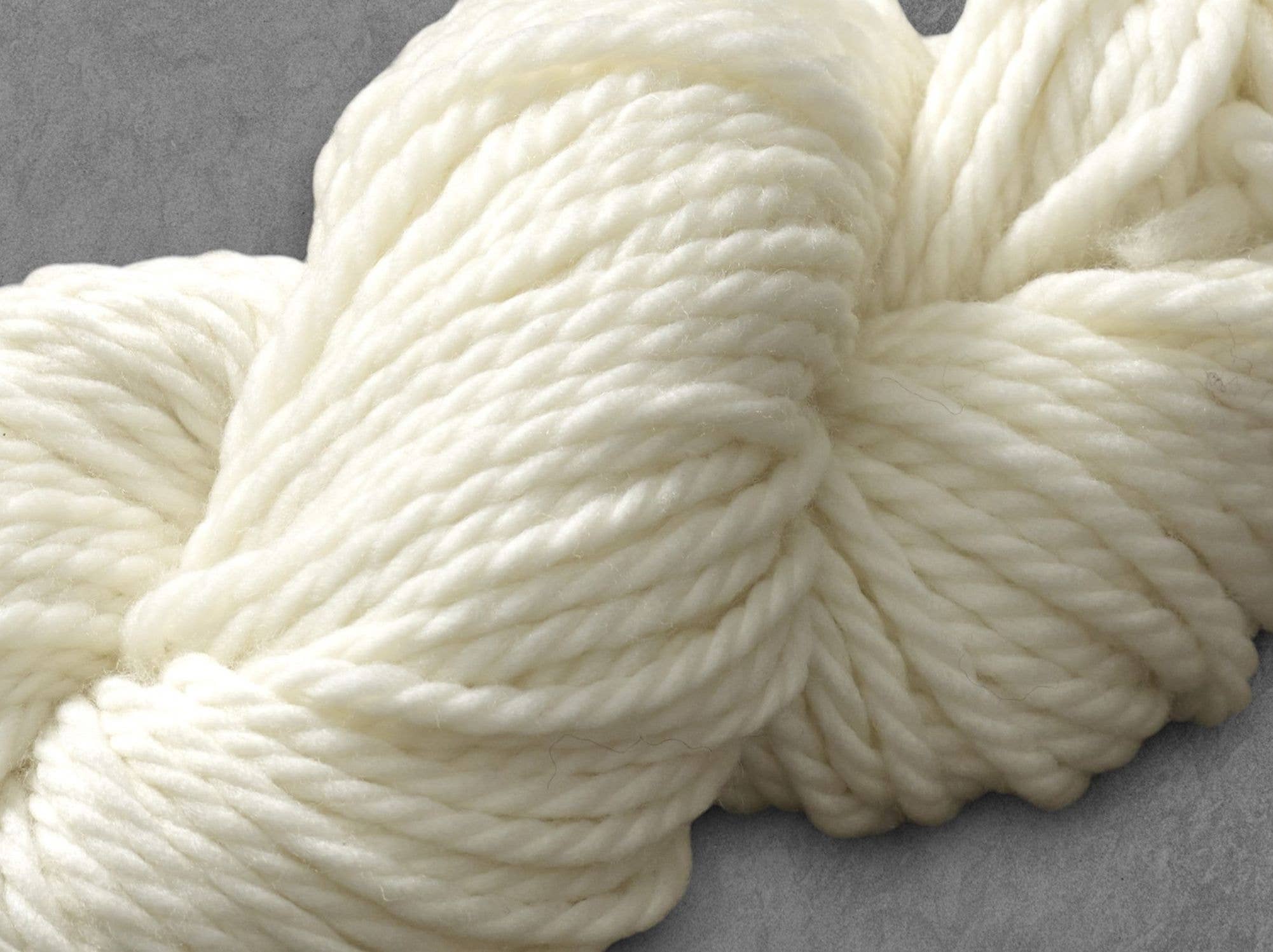 Rooster Yarns - Vendita all'ingrosso Lana - Filato non tinto: filato per maglieria Superwash Merino Super Chunky2