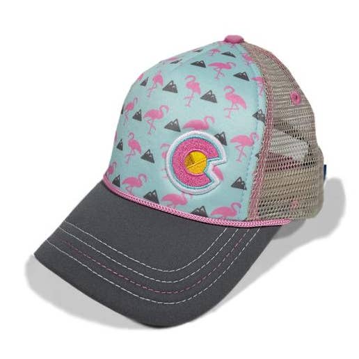 Hat - Toddler Flamingo Nugget Trucker for wholesale by YoColorado