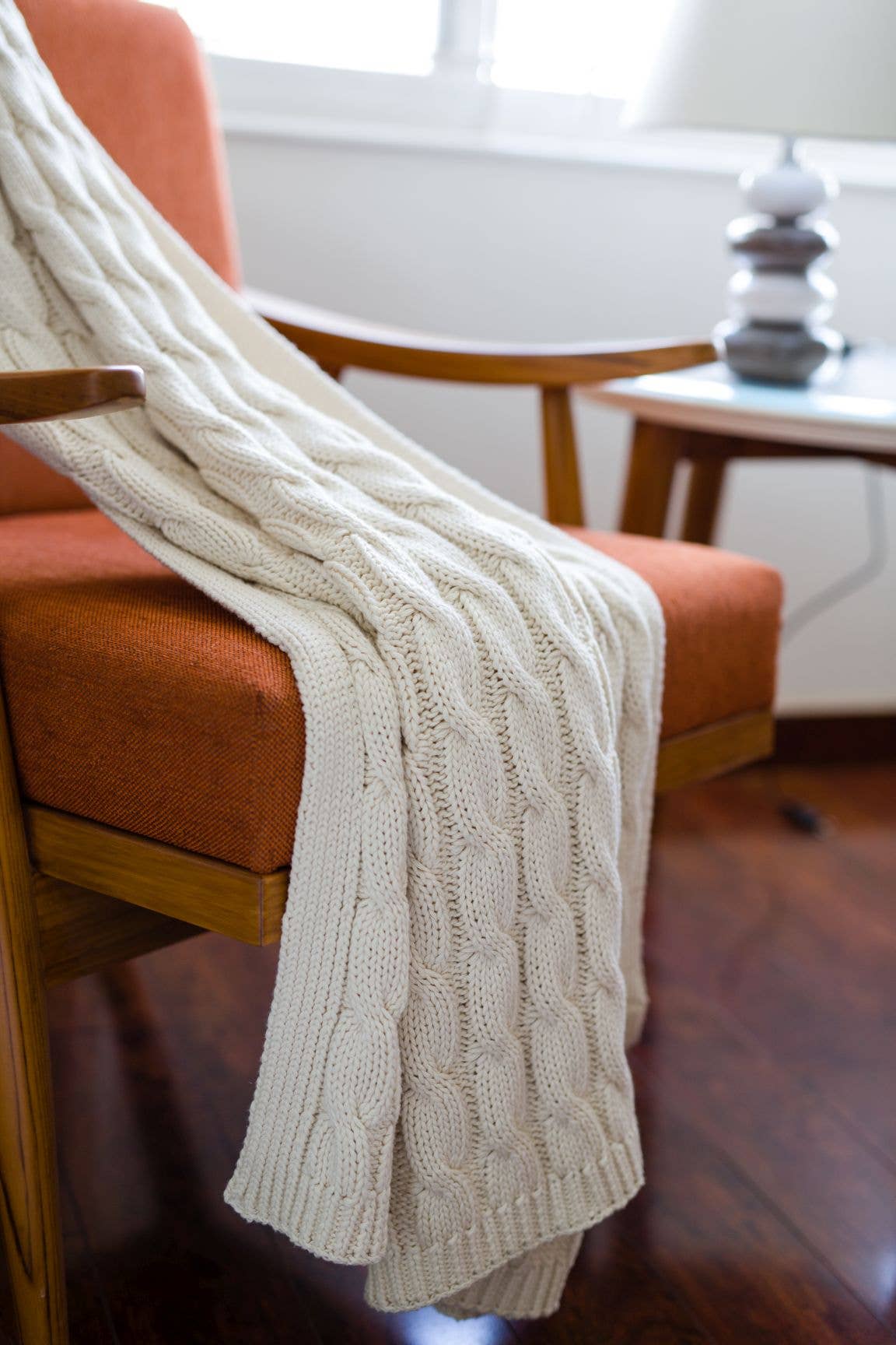 Wholesale Big Cable Knit Throw Blanket for your store Faire