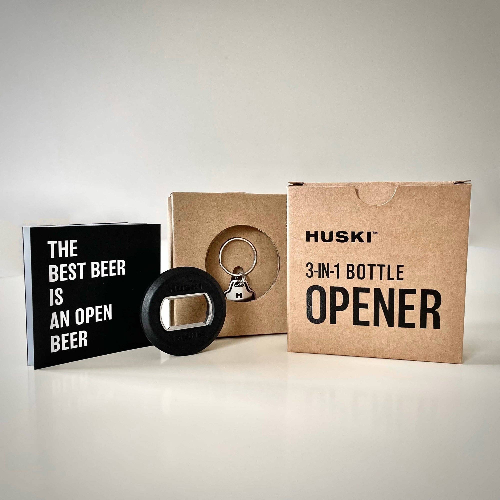 Huski - Wholesale Bottle/Wine Opener - Huski 3-in-1 Bottle Opener Keyring2
