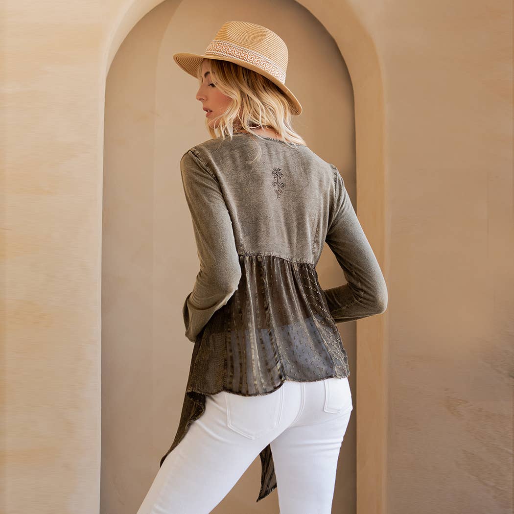 Young Threads - Wholesale Tunic - Women's - Bohemian Rhapsody: Stonewashed Rayon Women Top19