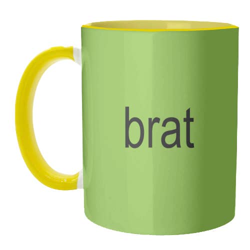 ART WOW – wholesale Coffee mug – Mugs 'Simple Brat Charli XCX Album Brat4