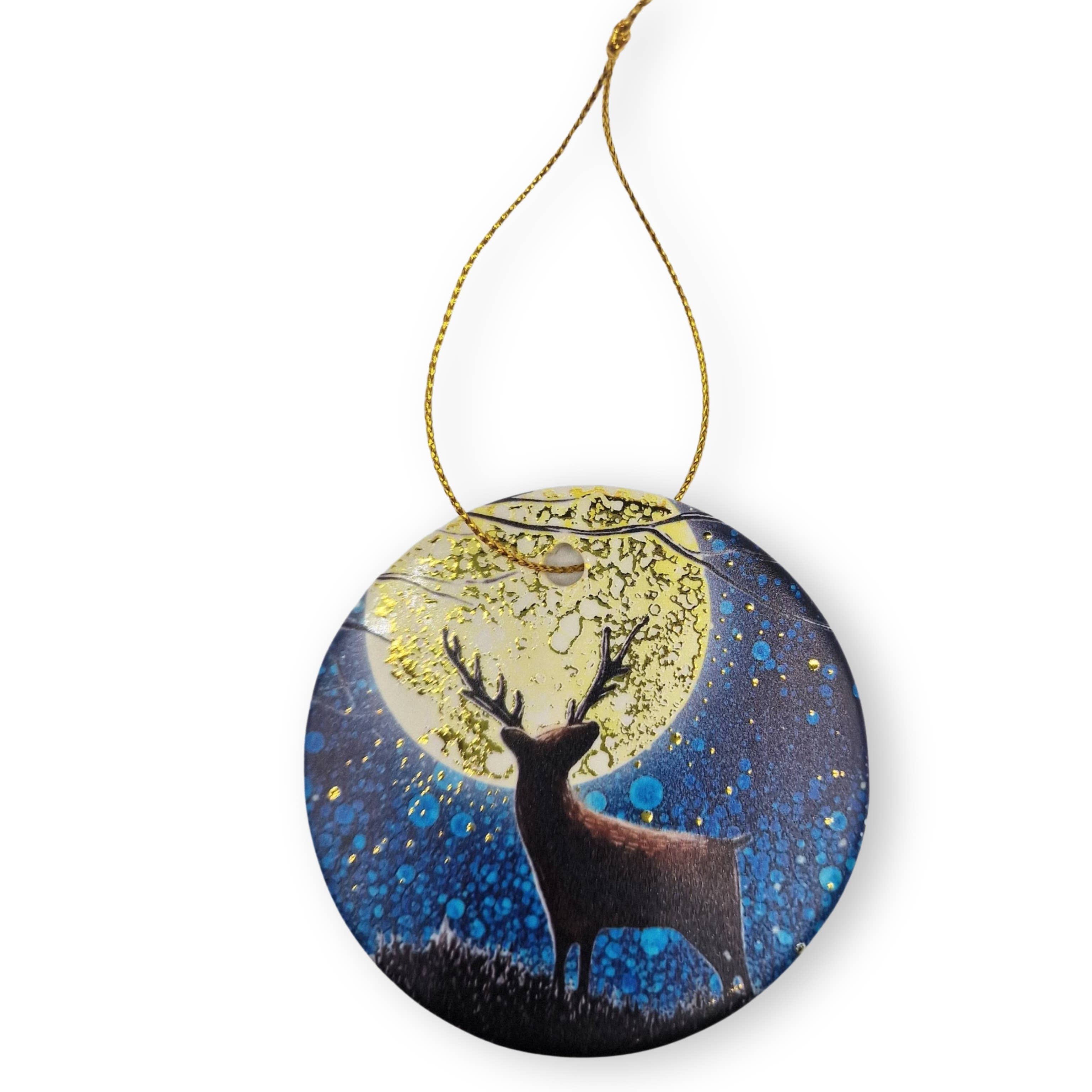 By Jo Crafts - Vente Objets de décoration - Décoration suspendue arbre hibou & cerf9