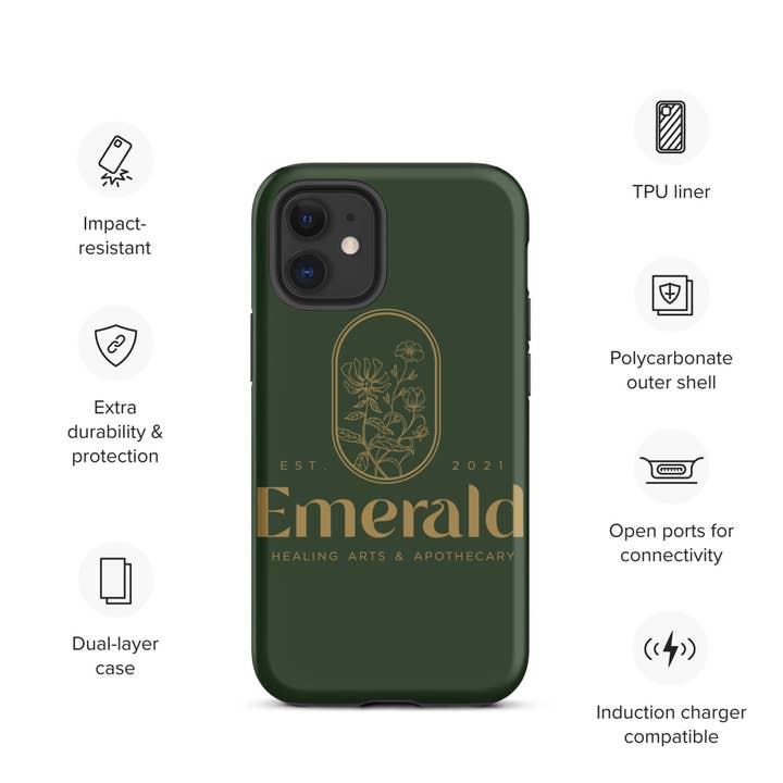 Practicality Skin & Body care - Wholesale Phone Case - Unisex - Emerald Tough iPhone case6