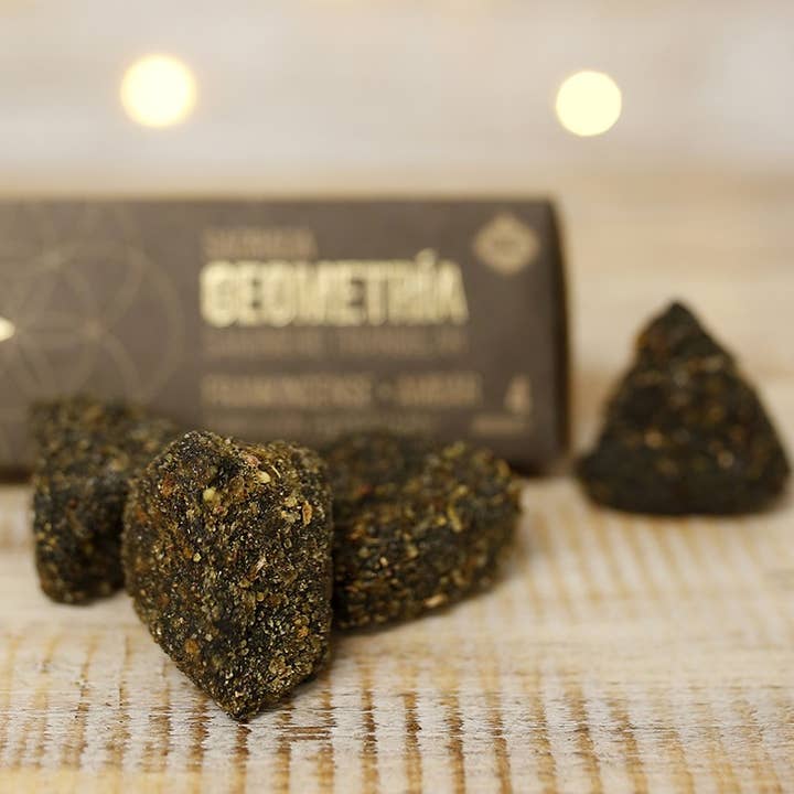 Ethike.eu - Wholesale Incense - Incienso de olíbano - Quemador de incienso triangular de geometría sagrada1