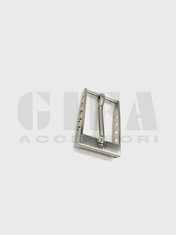 3 cm buckle art 595-132 Brushed nickel for wholesale by Gifa Accessori