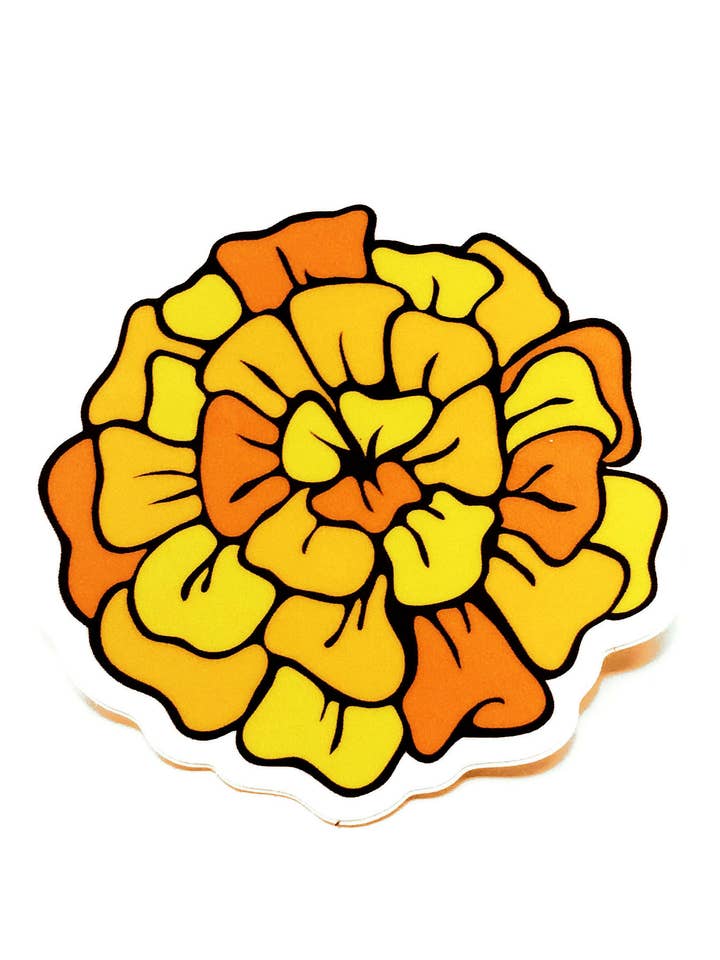 MARIGOLD Sticker for wholesale by Ex-Voto Design