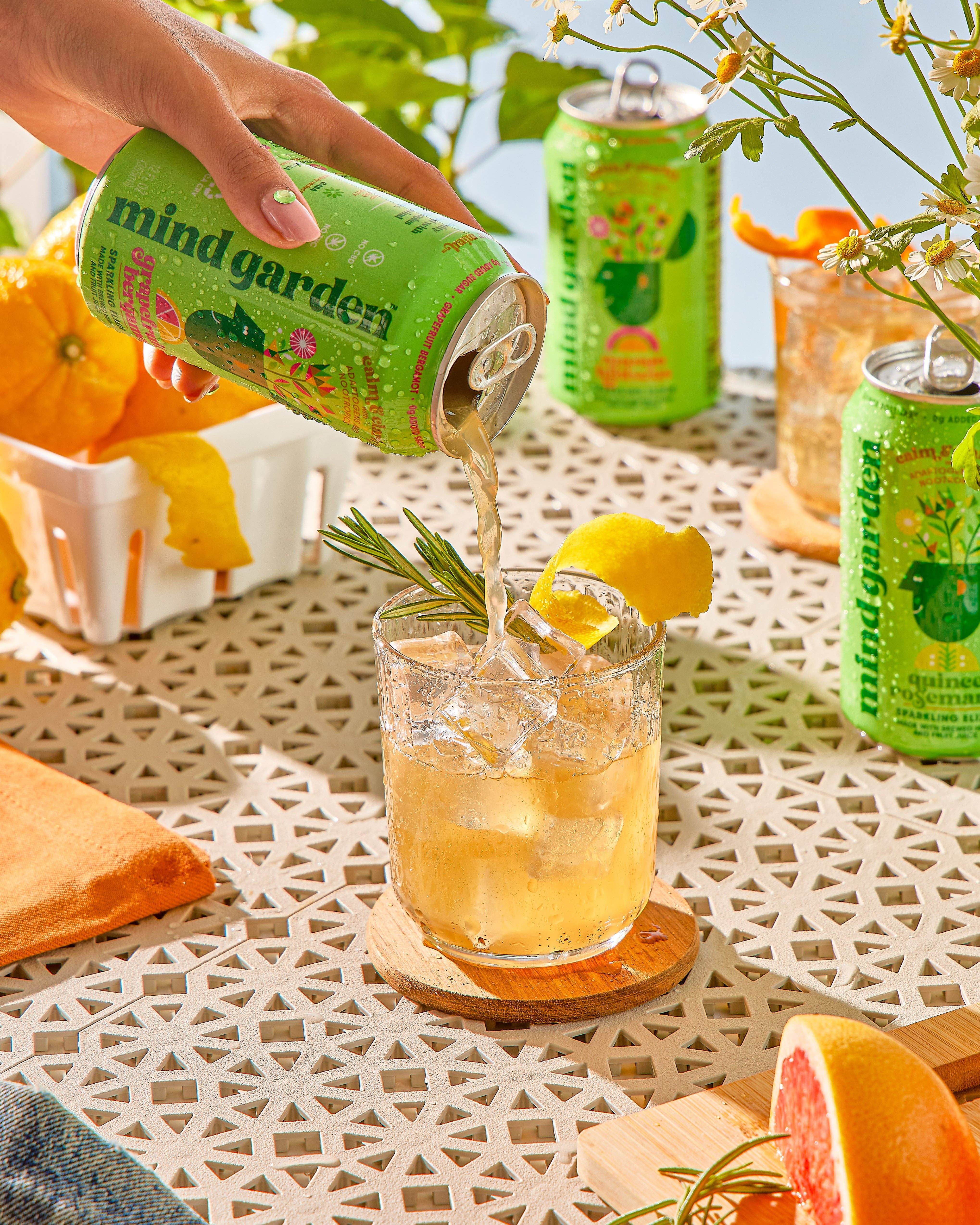 Mind Garden - Wholesale Wellness Juice/Tonic - Mind Garden Adaptogen Grapefruit Bergamot Drink (12-Pack)5