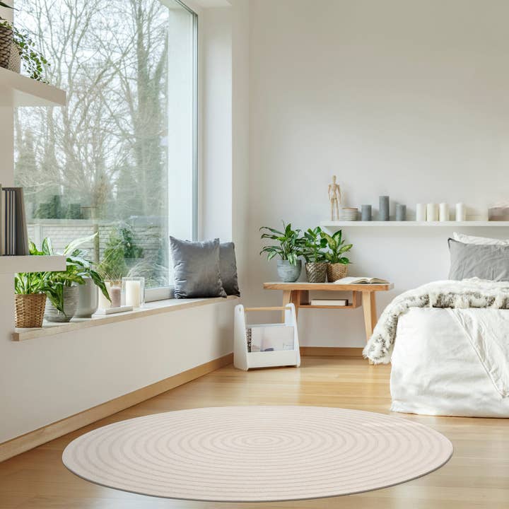 AFK Living - Wholesale Area Rug - CLEO round design rug with relief effect3