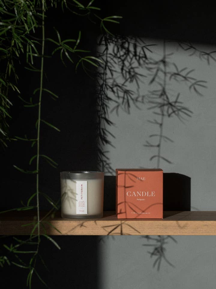 Vela de Petitgrain - 100% Soja e Óleos Essenciais (Feita à Mão) por atacado de MAE