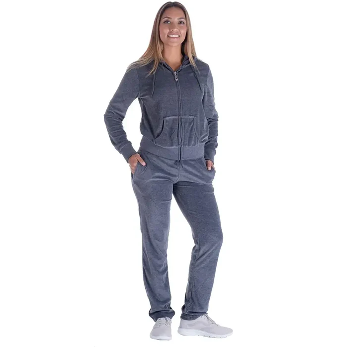 Generation XYZ - Wholesale Lounge Set - Women's - Women's Velour Set (HF-LJS-200)6