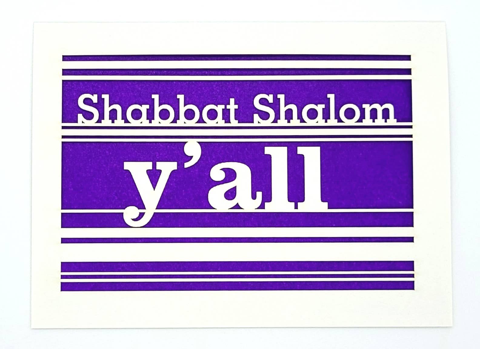 two hermanas - Wholesale Everyday Greeting Card - Shabbat Shalom Y'All Everyday Greeting Card10