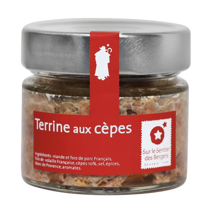 Porcini terrine - 130g för wholesale av Sur le Sentier des Bergers