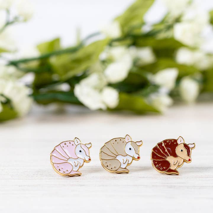 Belly Up 'Dillo Enamel Earrings/ Bracelet/ Necklace for wholesale by Miss Modi