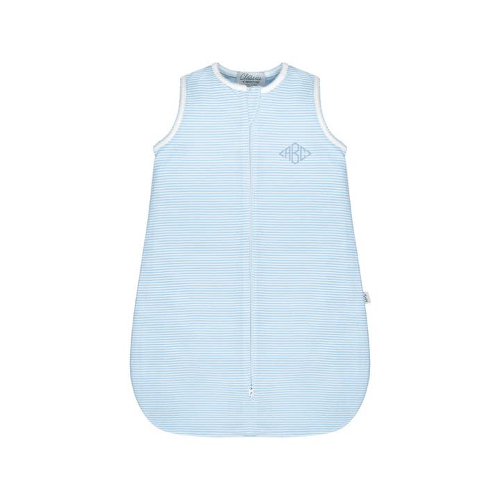 Sammy + Nat - Wholesale Sleepsack - Baby - Classic Stripe Double Layer Sleep Sack in Blue1
