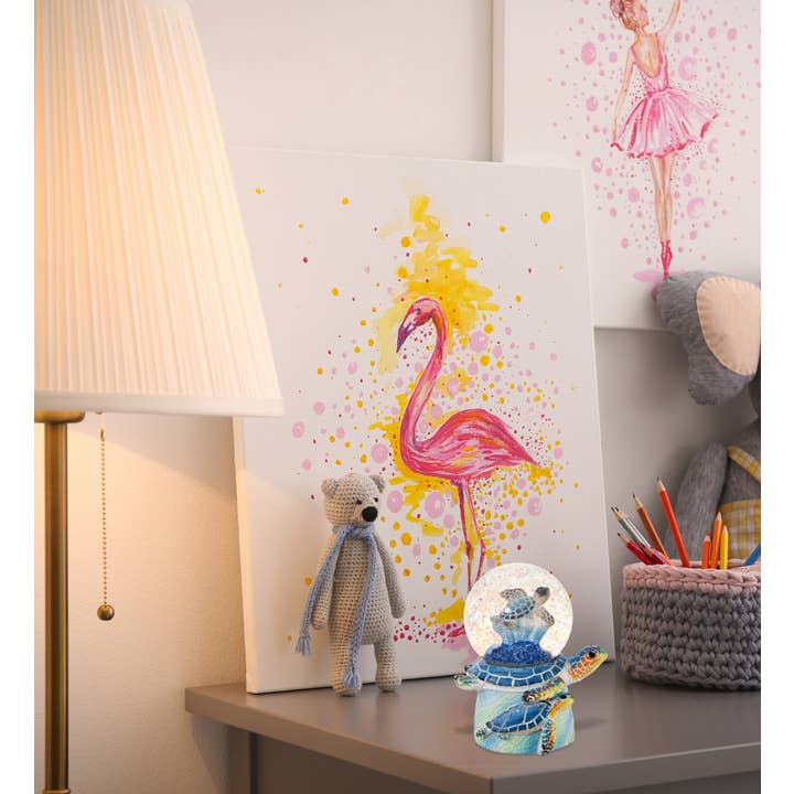 Cota Global - Wholesale Snow globe - Snowglobe - Blue Sea Turtle Stack 45Mm5