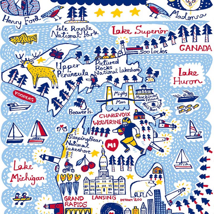 Design del paesaggio urbano del Michigan per la vendita all'ingrosso da parte di Parkwood Springs