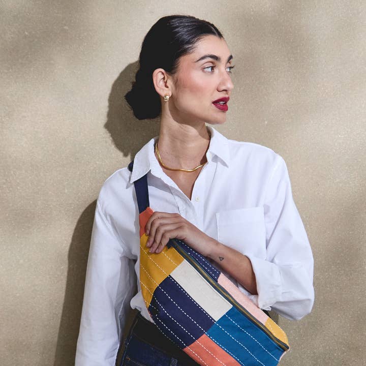 Anchal - Wholesale Crossbody Bag - Women's - Checkered Sling Bag0