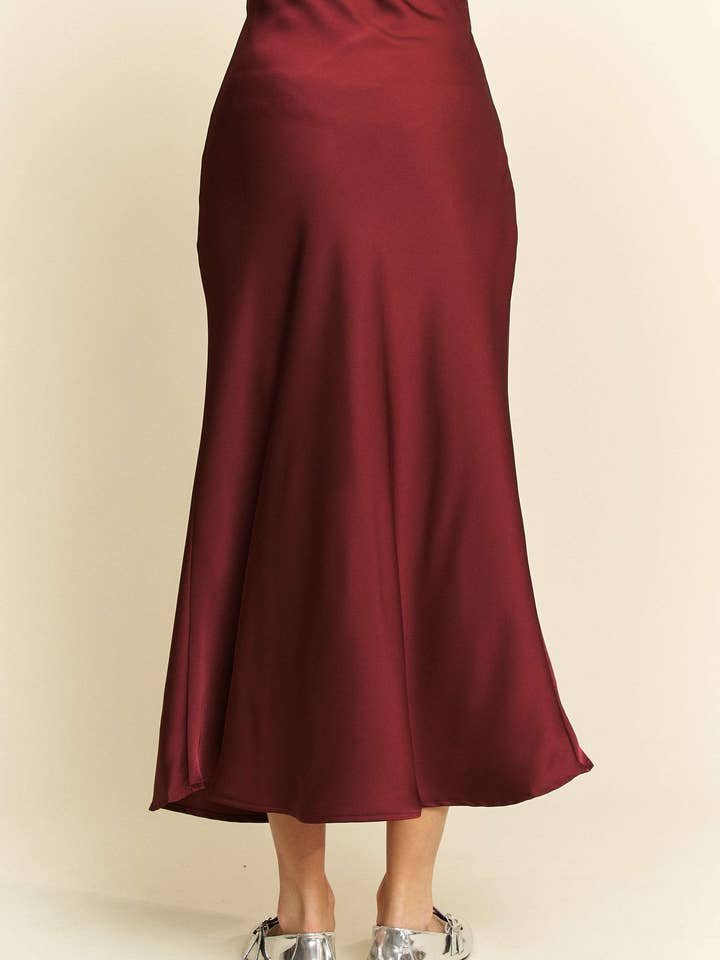 Davi & Dani - Wholesale Skirt - Women's - SLEEK MIDI LENGTH SUITABLE CASUAL WEAR SKIRT11