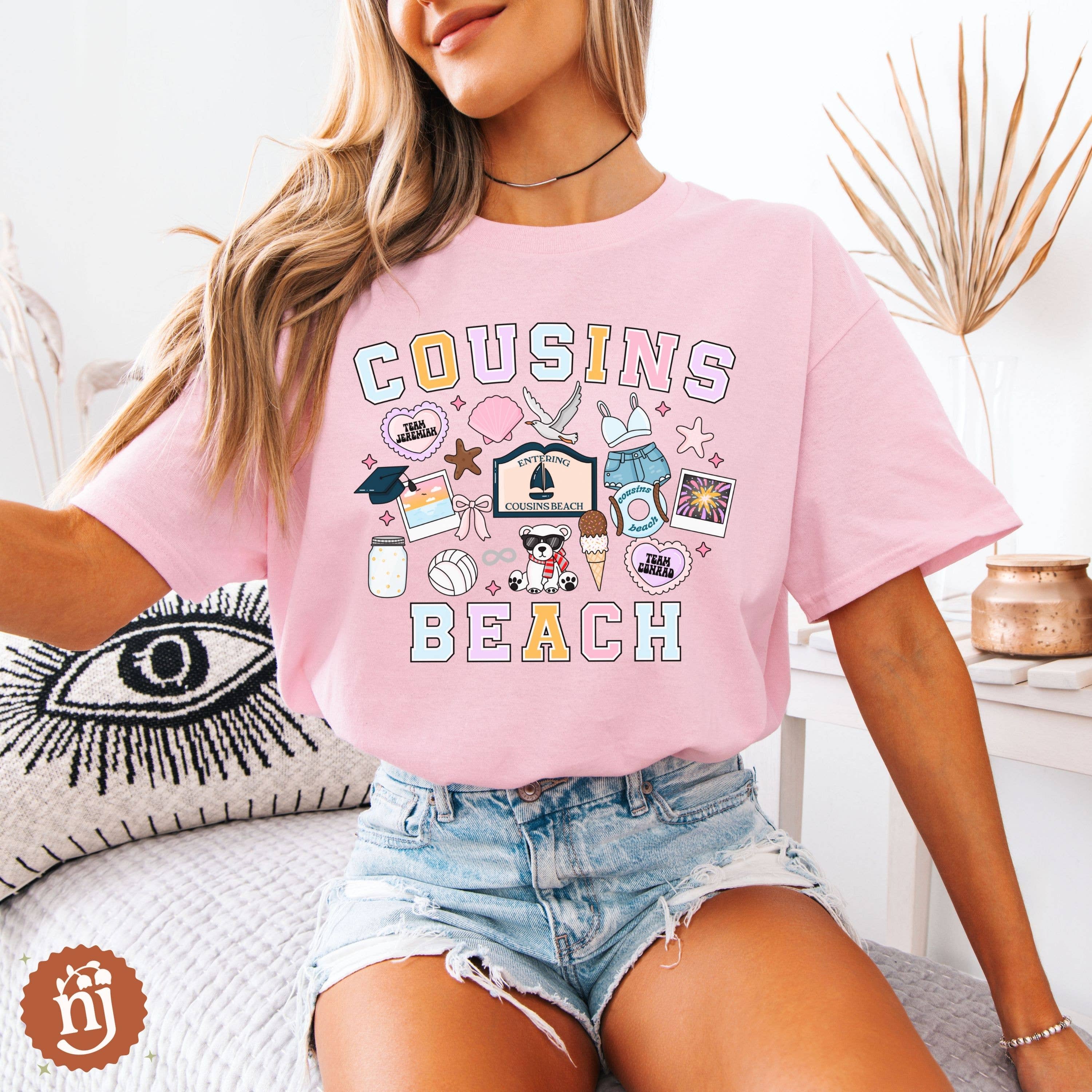 Nearly June Design Co – wholesale T-shirt (graphic) – unisex – The Summer I Turned Pretty Cousins Beach T-Shirt10