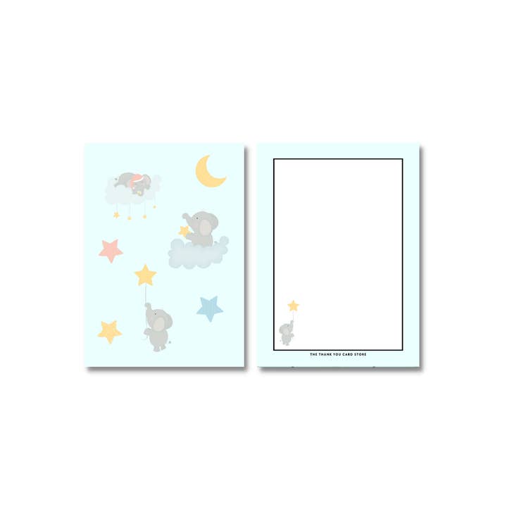 The Thank You Card Store - Vendita all'ingrosso Biglietto di auguri per la nascita - Baby Elephant Baby Card2