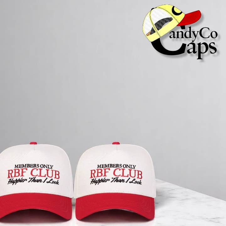 Members only RBF club happier Hat trucker western for wholesale by The Candy Collections