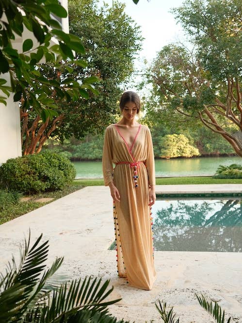 Santorini Kleid für den Großhandel von pītusa