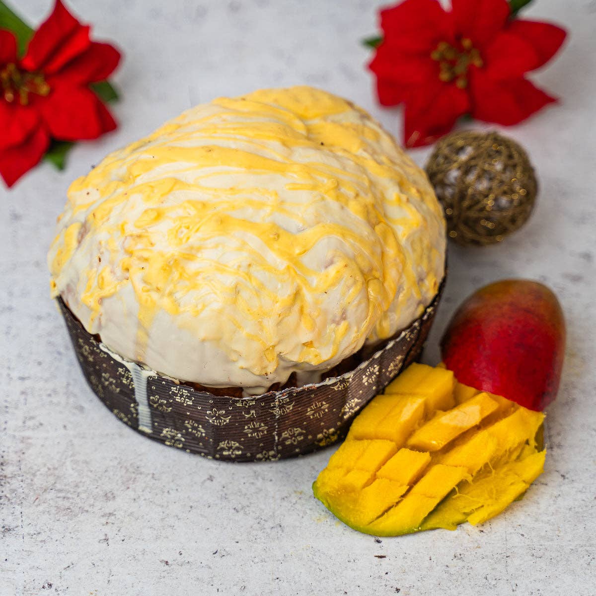 Sicilyaddict - Wholesale Cake - Artisanal panettone filled with tropical fruits 1.1kg3
