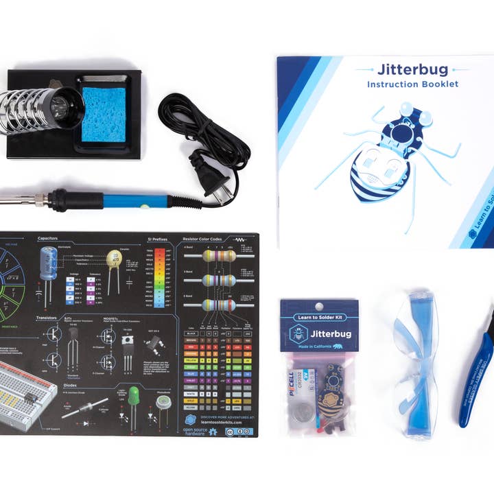 Learn to Solder Kits – wholesale DIY craft kit – Deluxe Learn to Solder Kit: Jitterbug