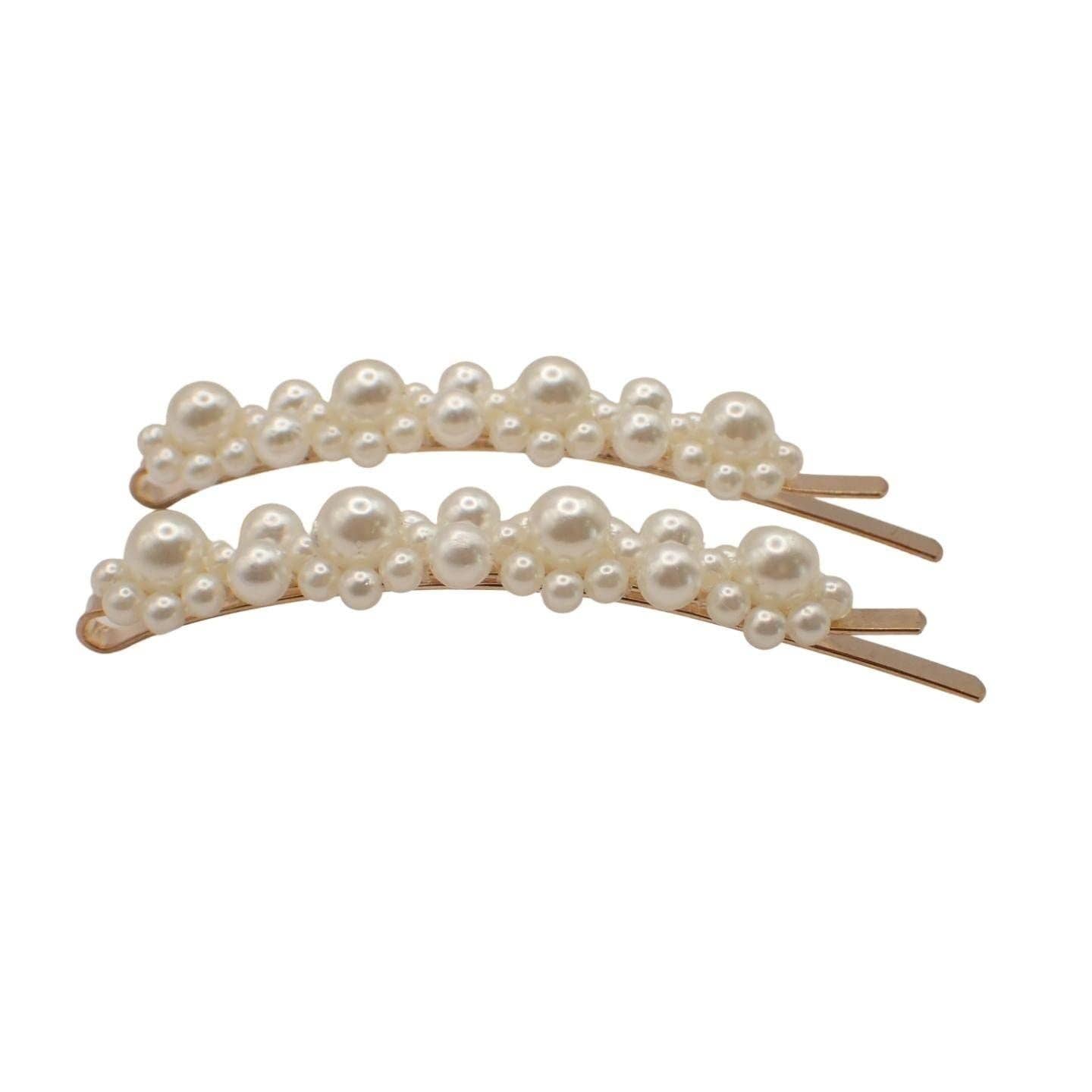 Topkids Accessories - Vente Pince à cheveux – femme - Belles poignées à cheveux perlées, poignées colorées pour le bal de fin d'année, la mariée ou la fleuriste, pince à cheveux pour femme, épingles à cheveux, accessoire Kirby Grip18