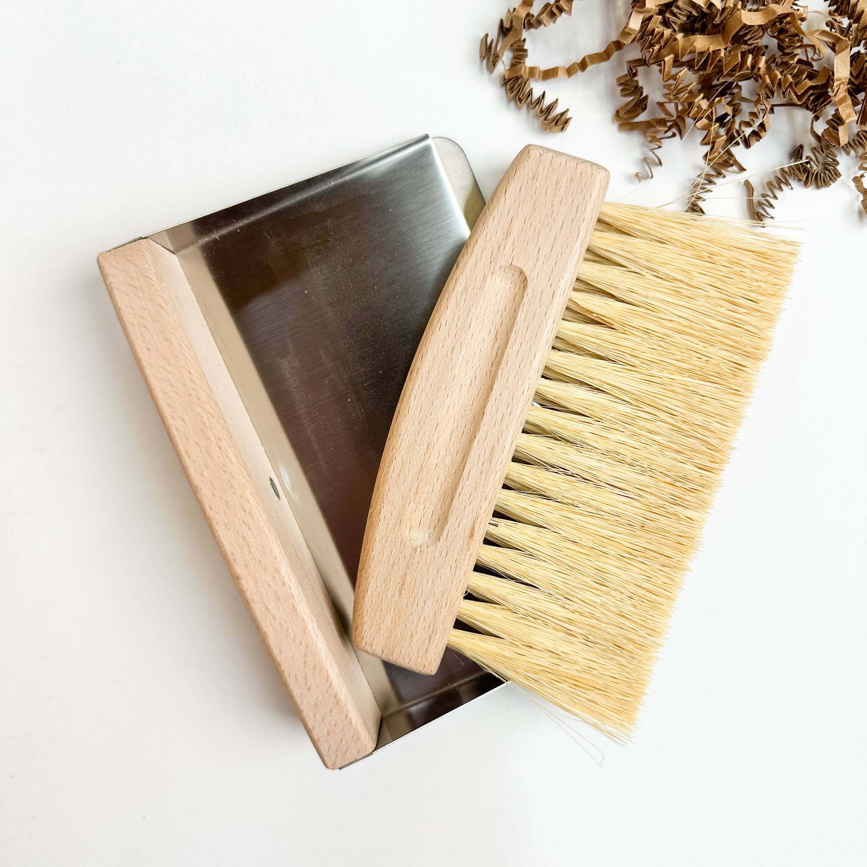 Smile Boutiques – Escova de limpeza por atacado – Vassoura e Pá de Lixo com Cerdas Naturais de Sisal Sem Plástico5