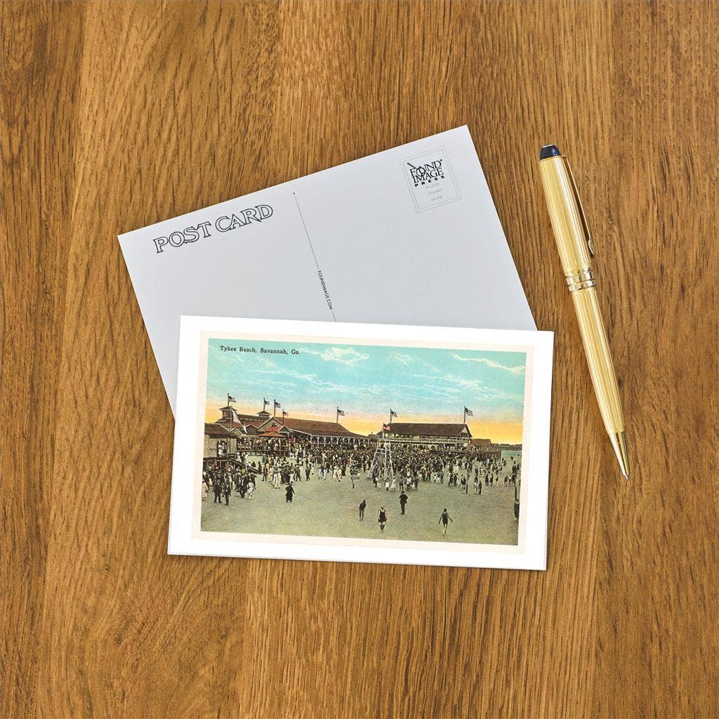 Found Image Press - Wholesale Postcard - Postcard GA-106 Tybee Beach, Savannah1
